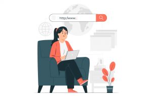 woman searching for the best personal loan in Singapore on her computer