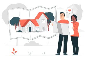 couple applying for a debt consolidation loan in Singapore for a property