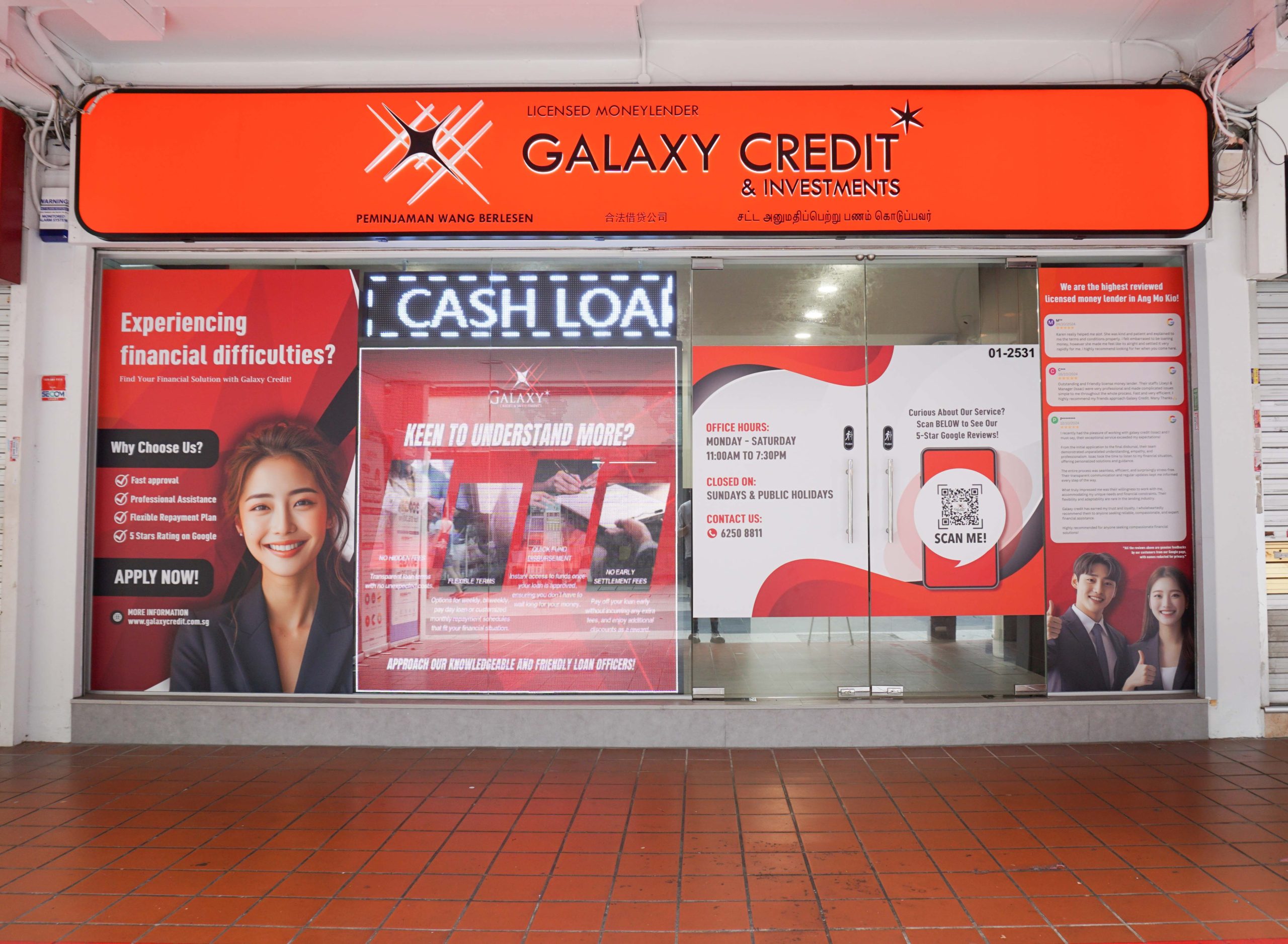 Shopfront of our office